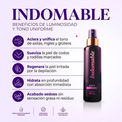 Indomable | Aclarador de Manchas Oscuras